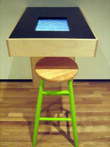 installation view, The Art Formerly Known As New Media, Walczak + Wattenberg, Thinking Machine 4