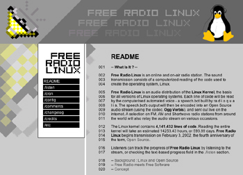radioqualia, Free Radio Linux