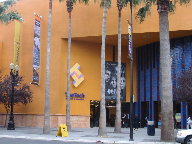 Tech Museum entrance