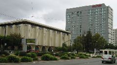 MLK Library + Hilton Hotel