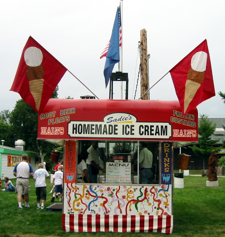 homemade ice cream